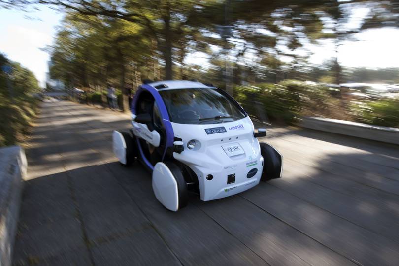 The first test of selfdriving cars in Milton Keynes has been