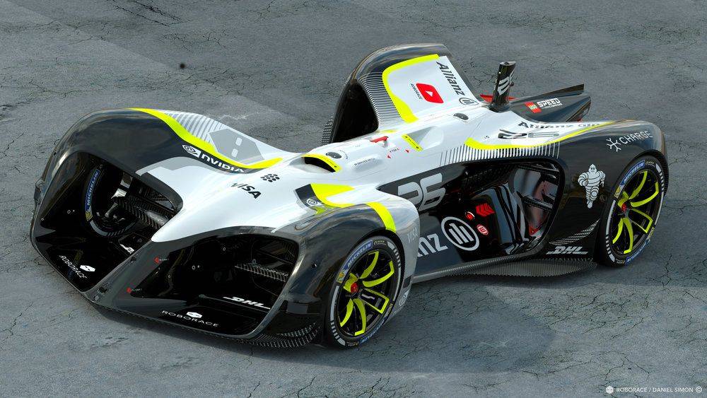 Roborace unveils Robocar, the world's first AI-powered, self-driving electric racer