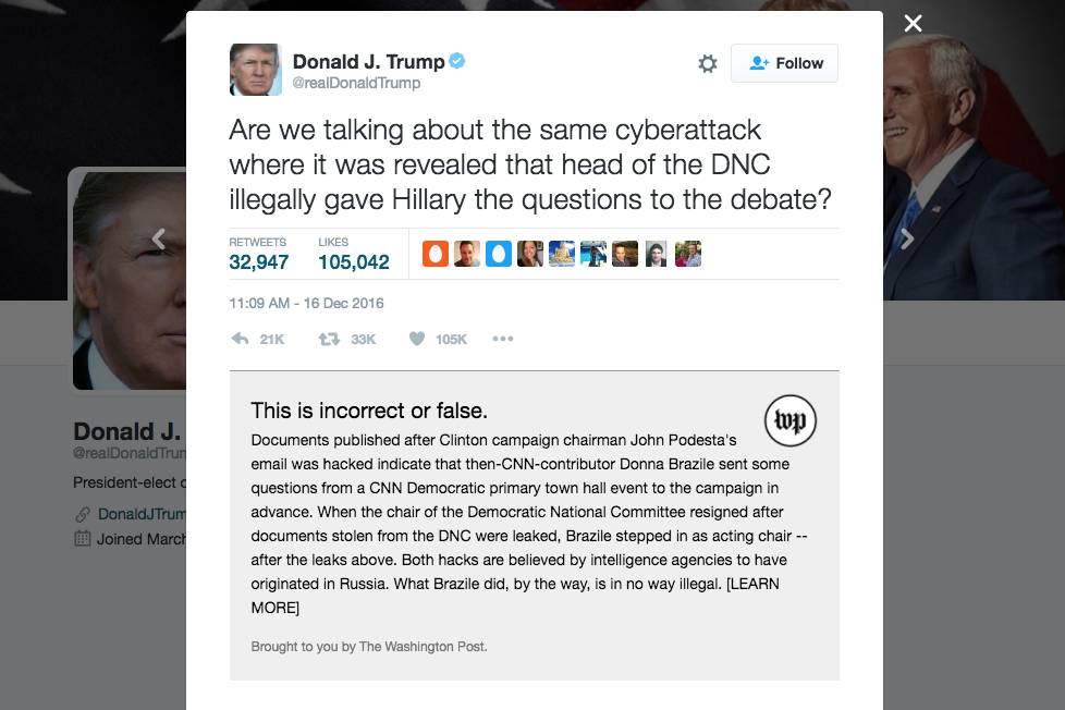 This Chrome extension fact-checks Donald Trump's tweets