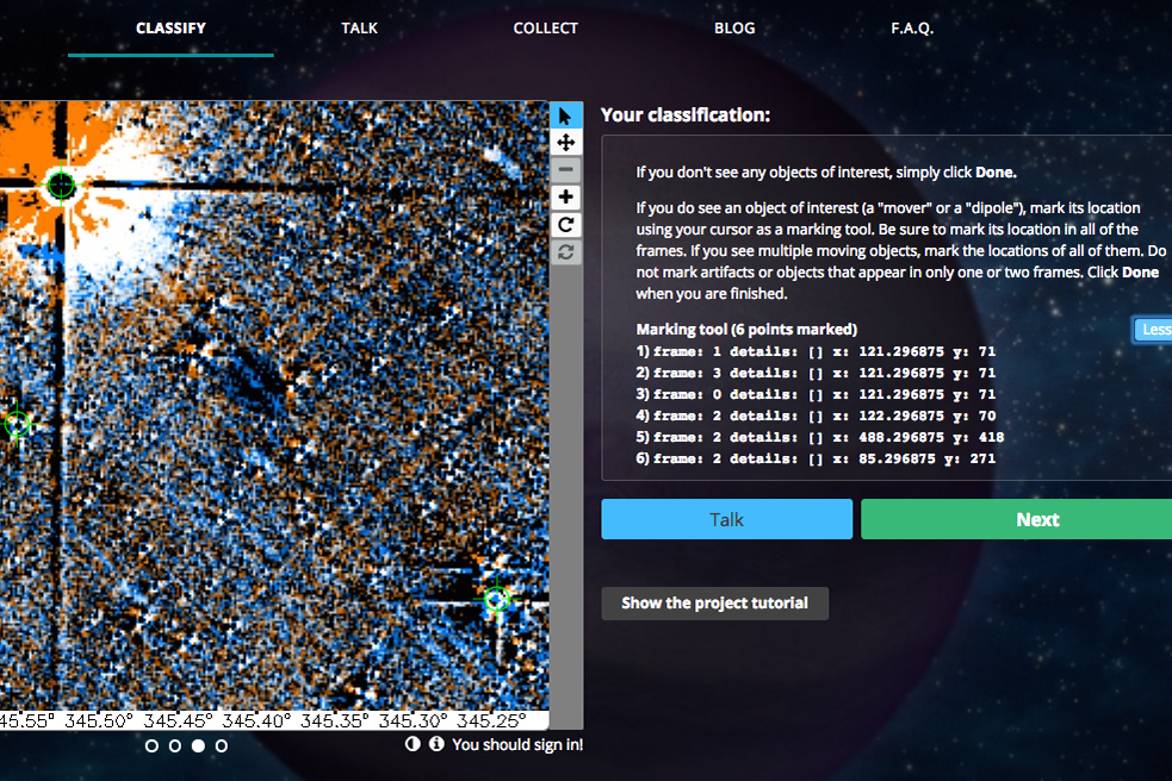 Public hunt for Solar System's 'ninth planet' opens in Zooniverse