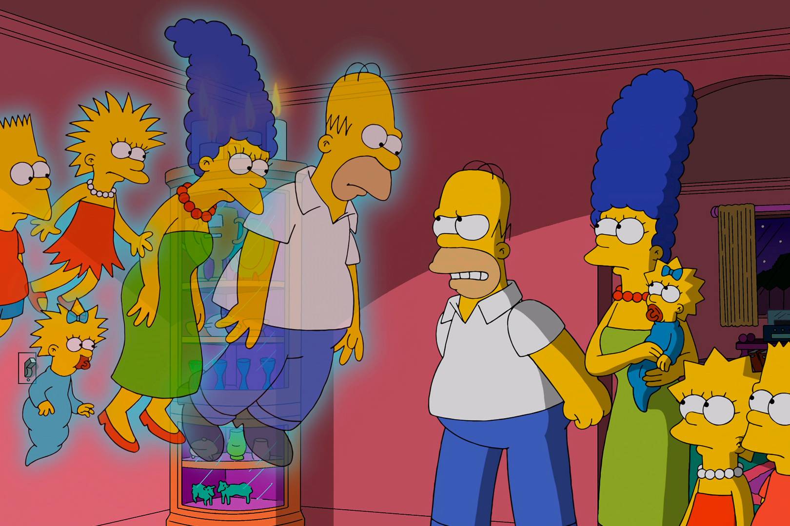 The unstoppable meme machine is tearing The Simpsons in two