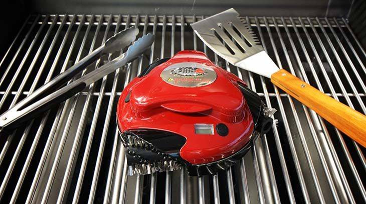 The Grillbot is a tiny robot that will clean your oven or BBQ