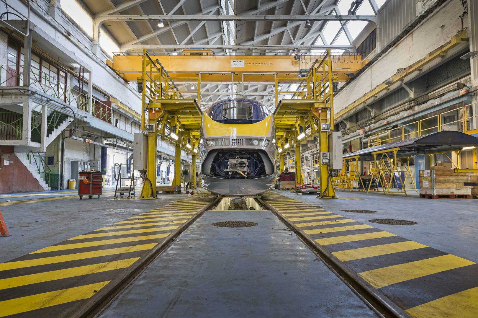 Behind-the-scenes images reveal the transformation of Eurostar's ageing trains