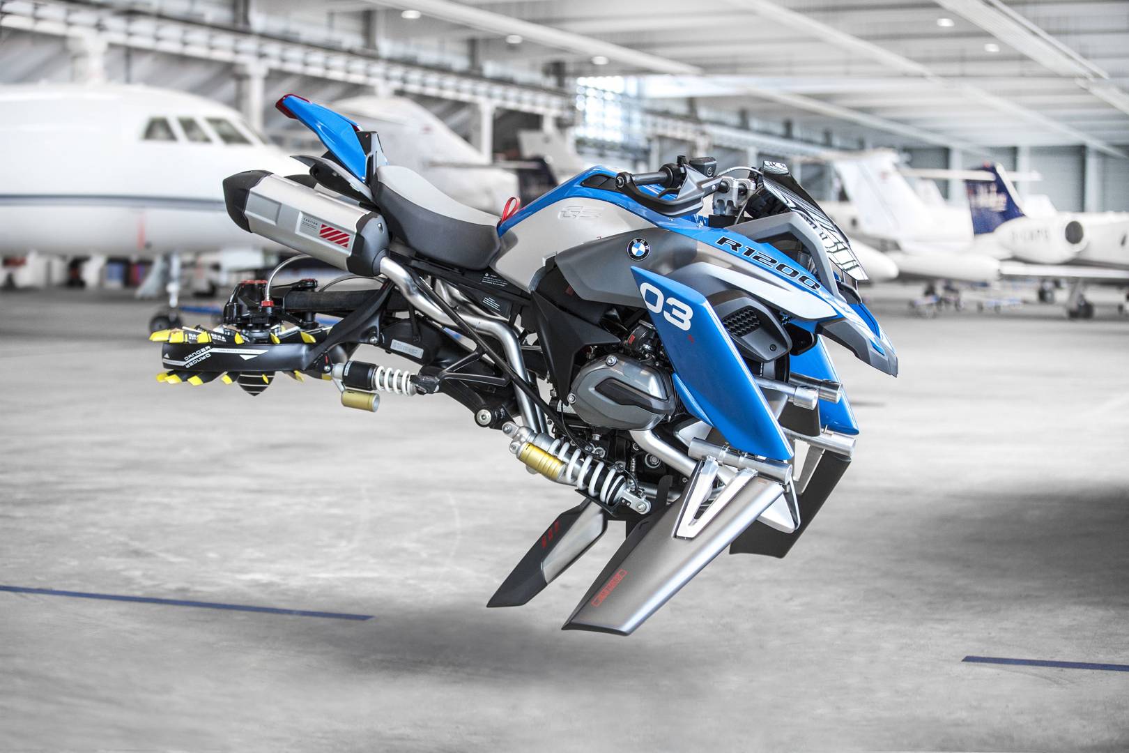 Behold BMW's concept 'hoverbike' inspired by Lego