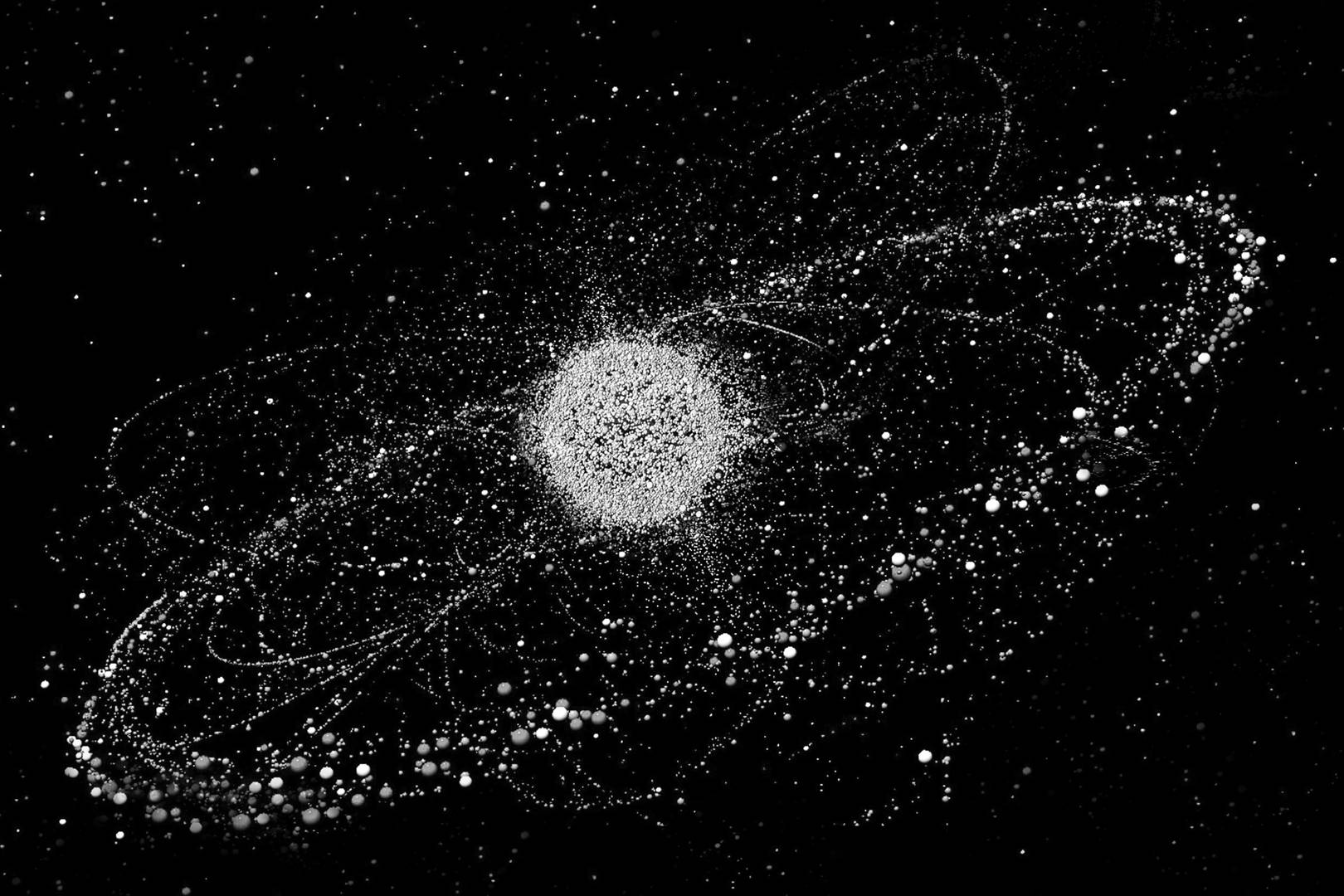 This weekend, a spectacular art show will fire LED beams into the cosmos to light up space debris