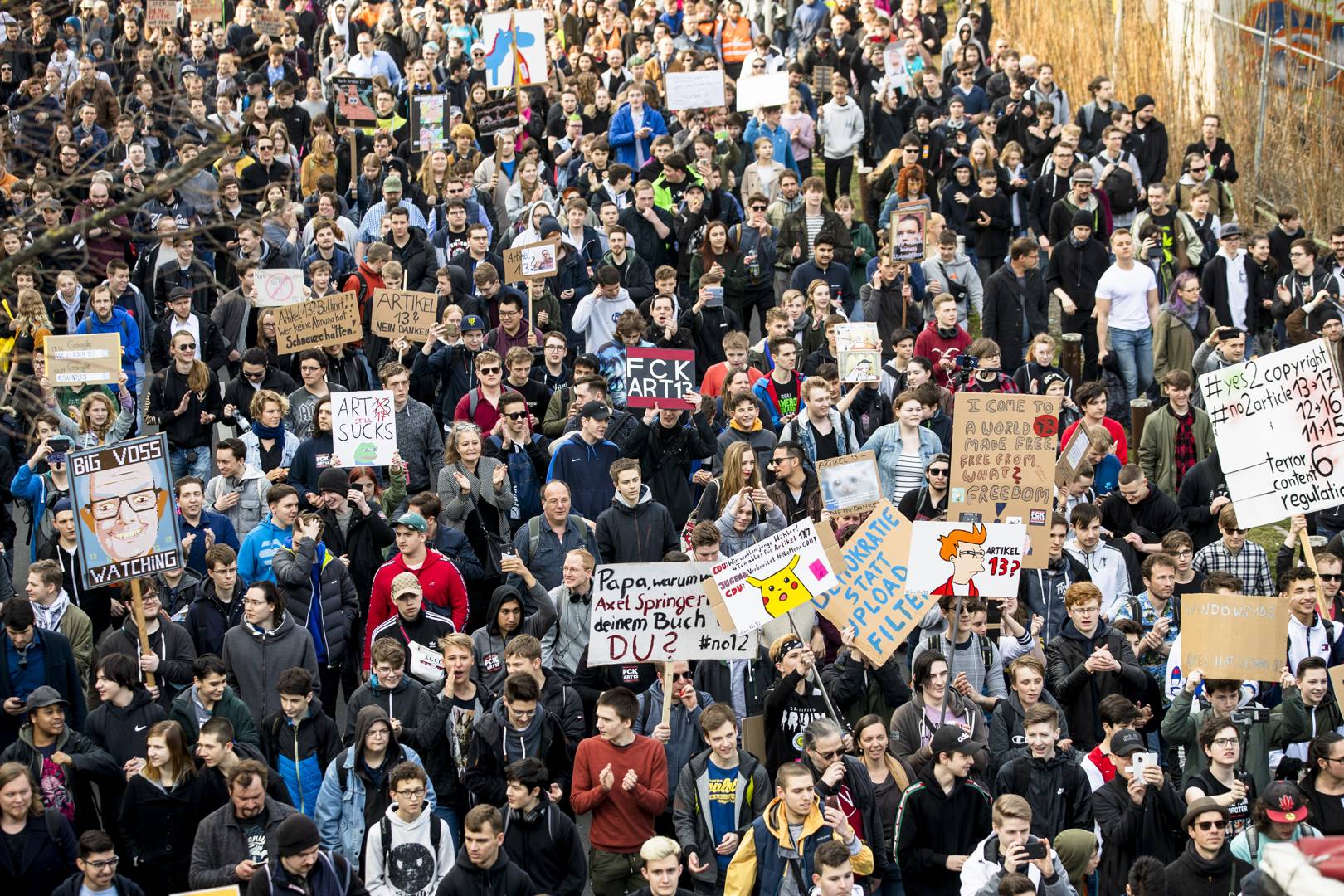 Inside the giant German protest trying to bring down Article 13